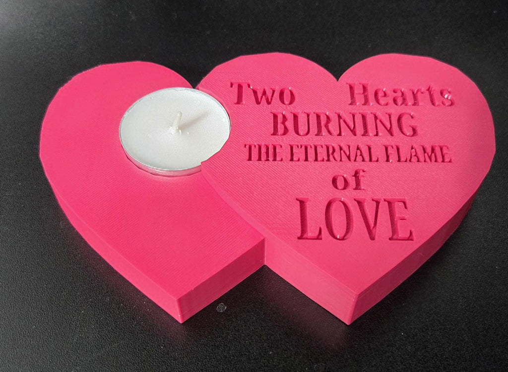 3d Printed heart tea handle holder