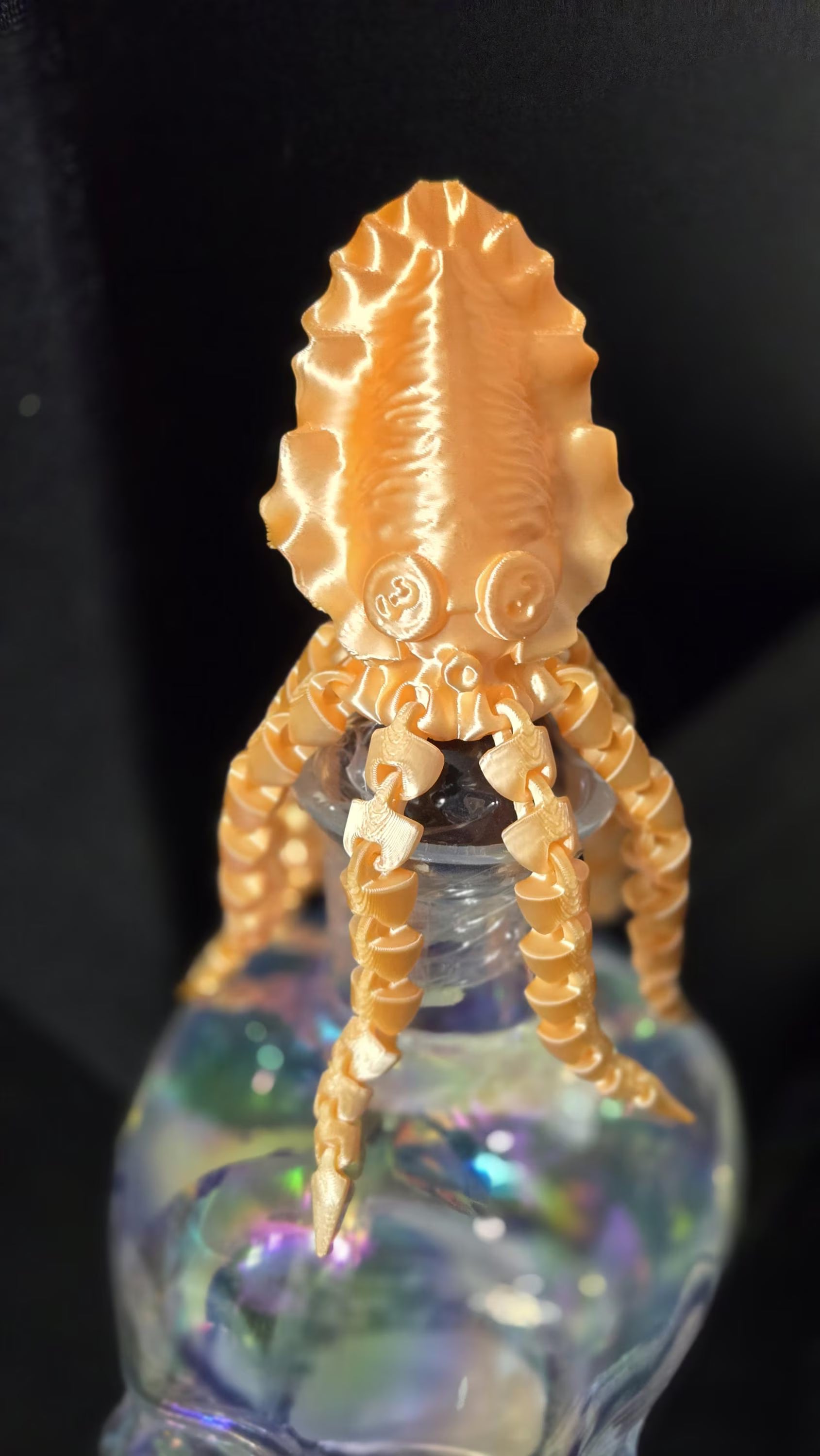 Articulated 3d printed squid