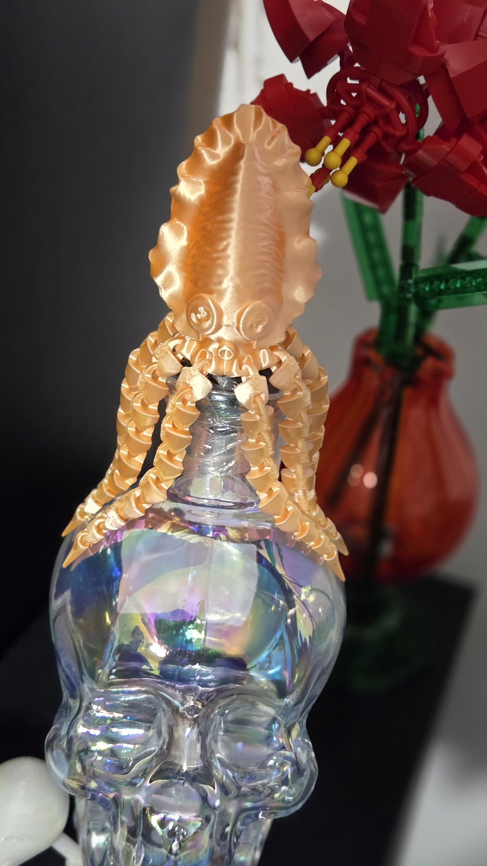 Articulated 3d printed squid