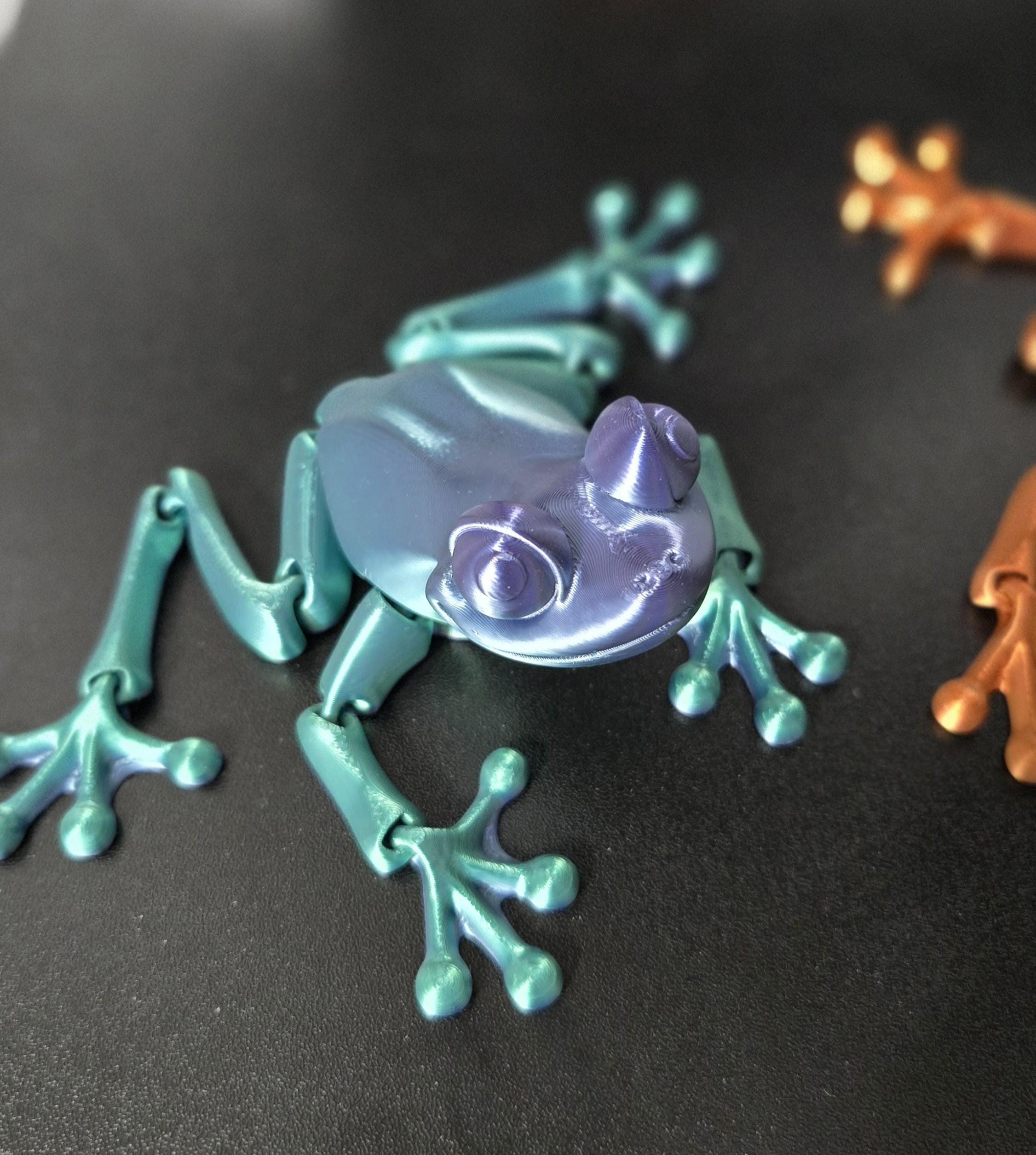 Eclikit Focus Frog - Articulated Fidget Toy for Stress Relief & Focus ...