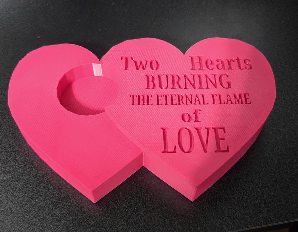 3d Printed heart tea handle holder