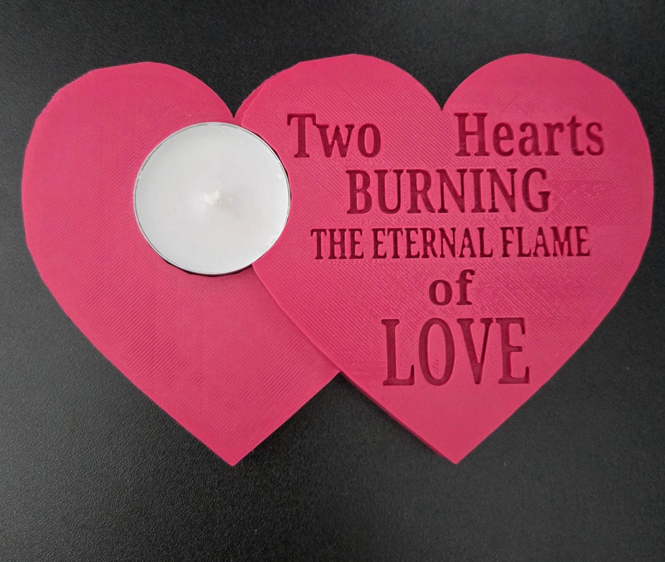 3d Printed heart tea handle holder