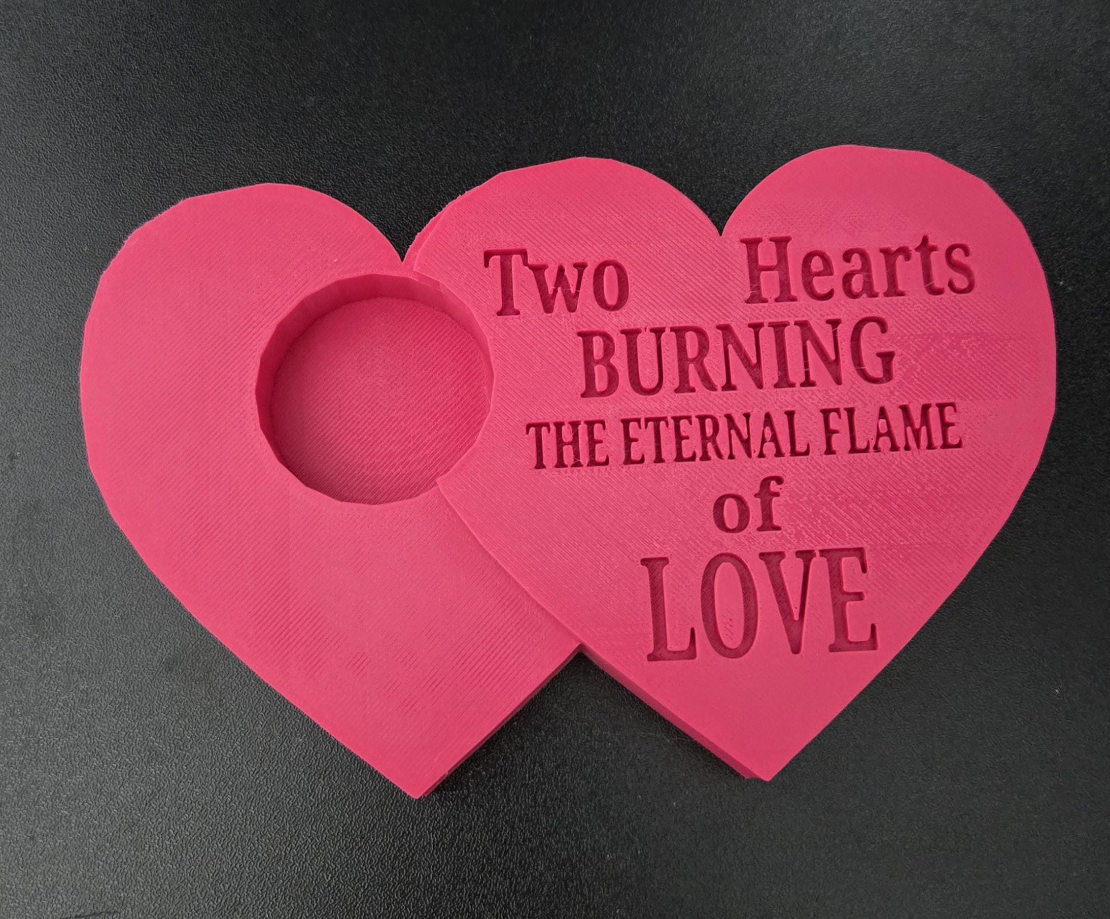 3d Printed heart tea handle holder