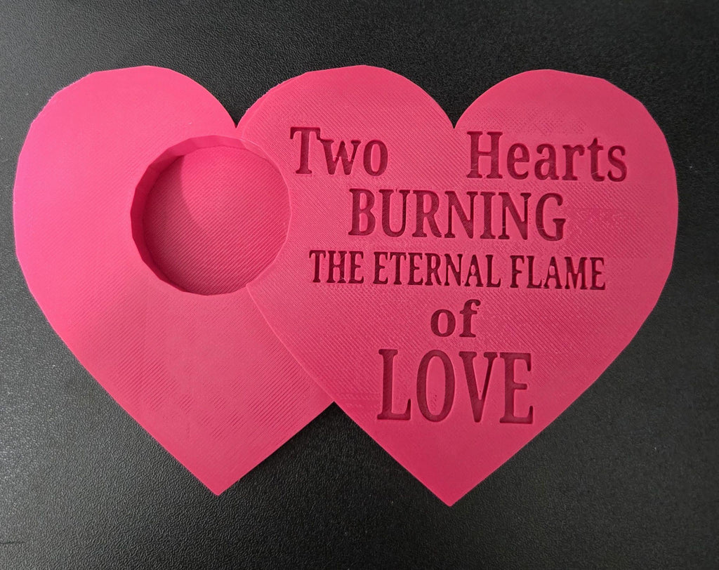 3d Printed heart tea handle holder