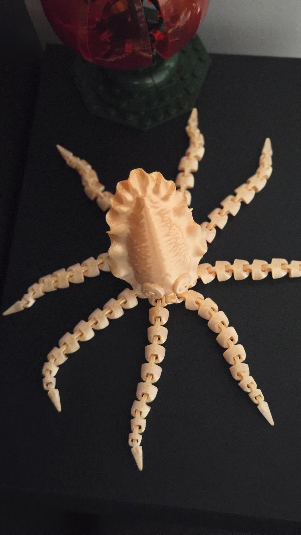 Articulated 3d printed squid