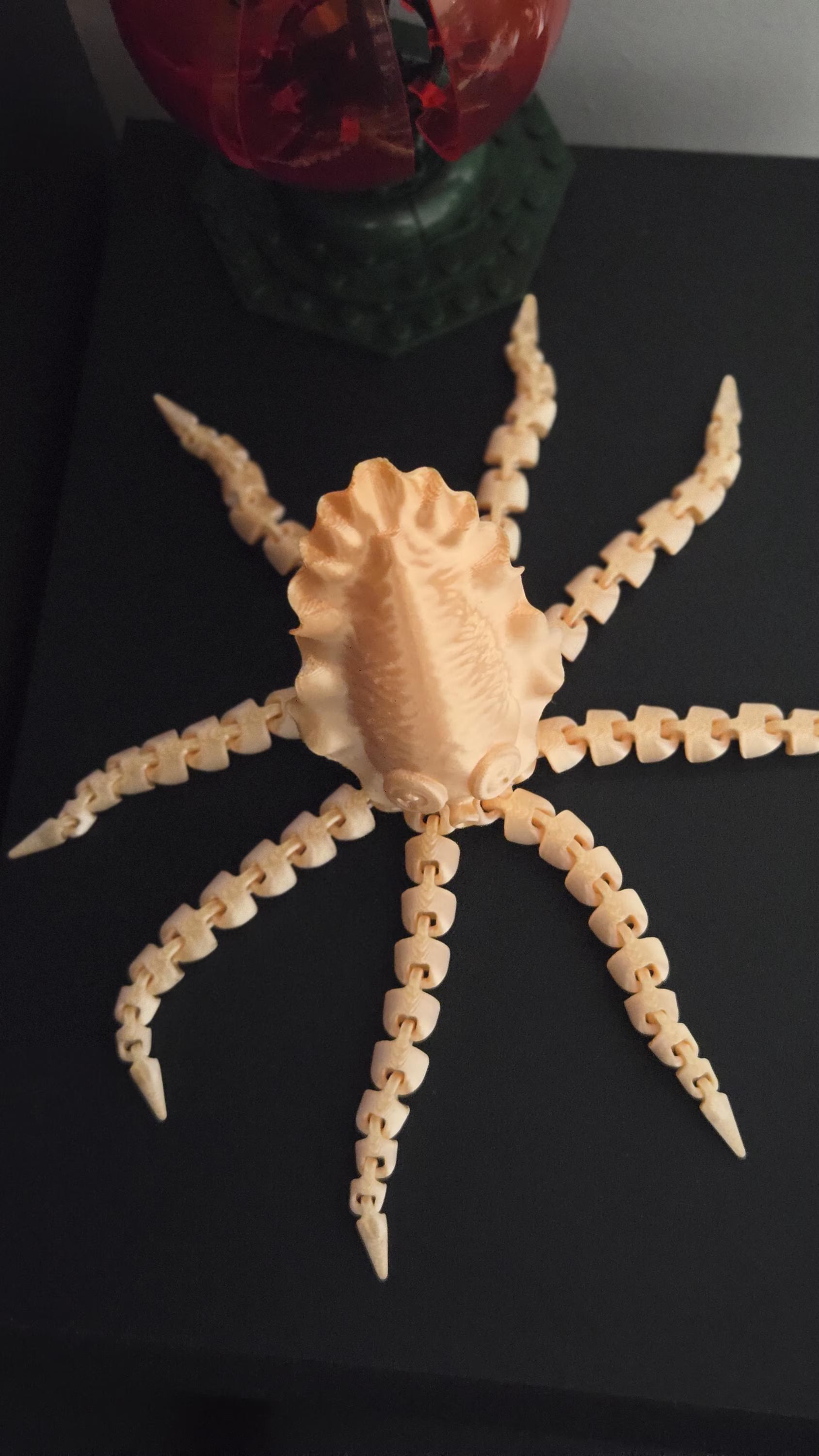 Articulated 3d printed squid