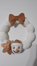 Snowman wreath Ornament 3d