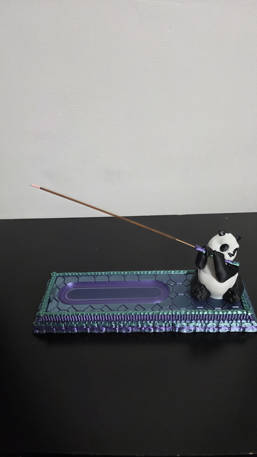 Panda Flutist Incense Holder