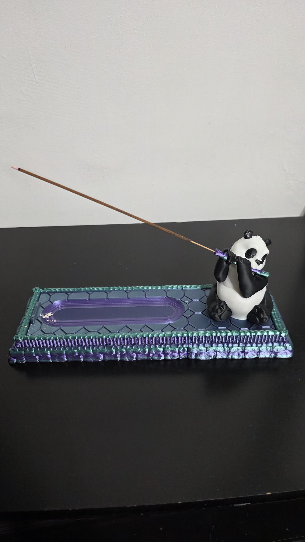 Panda Flutist Incense Holder