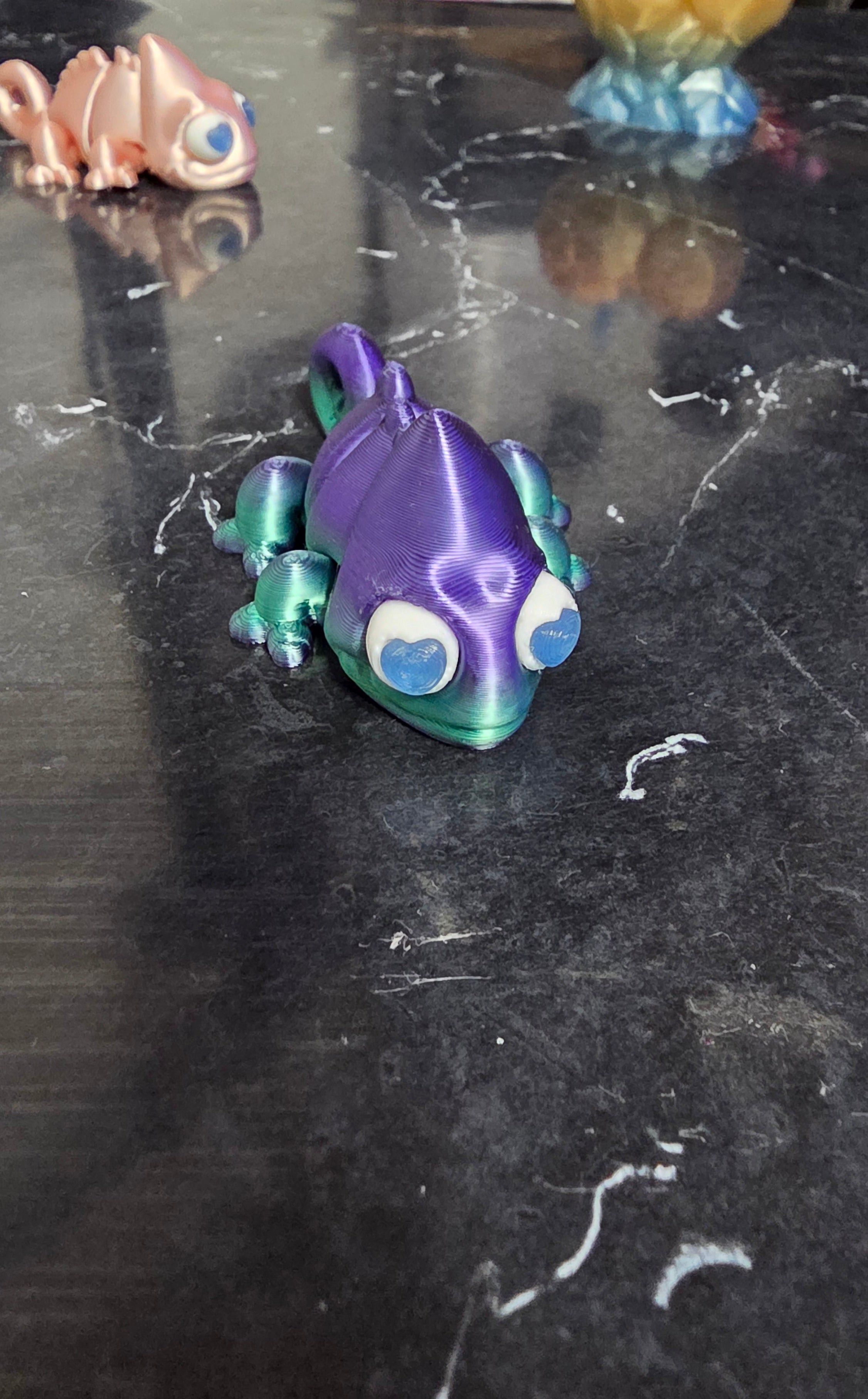 Magnetic Chameleon Keychain