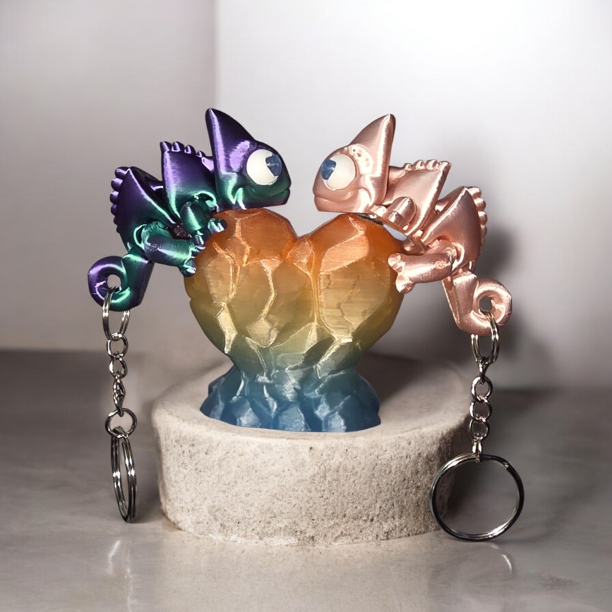 Magnetic Chameleon Keychain
