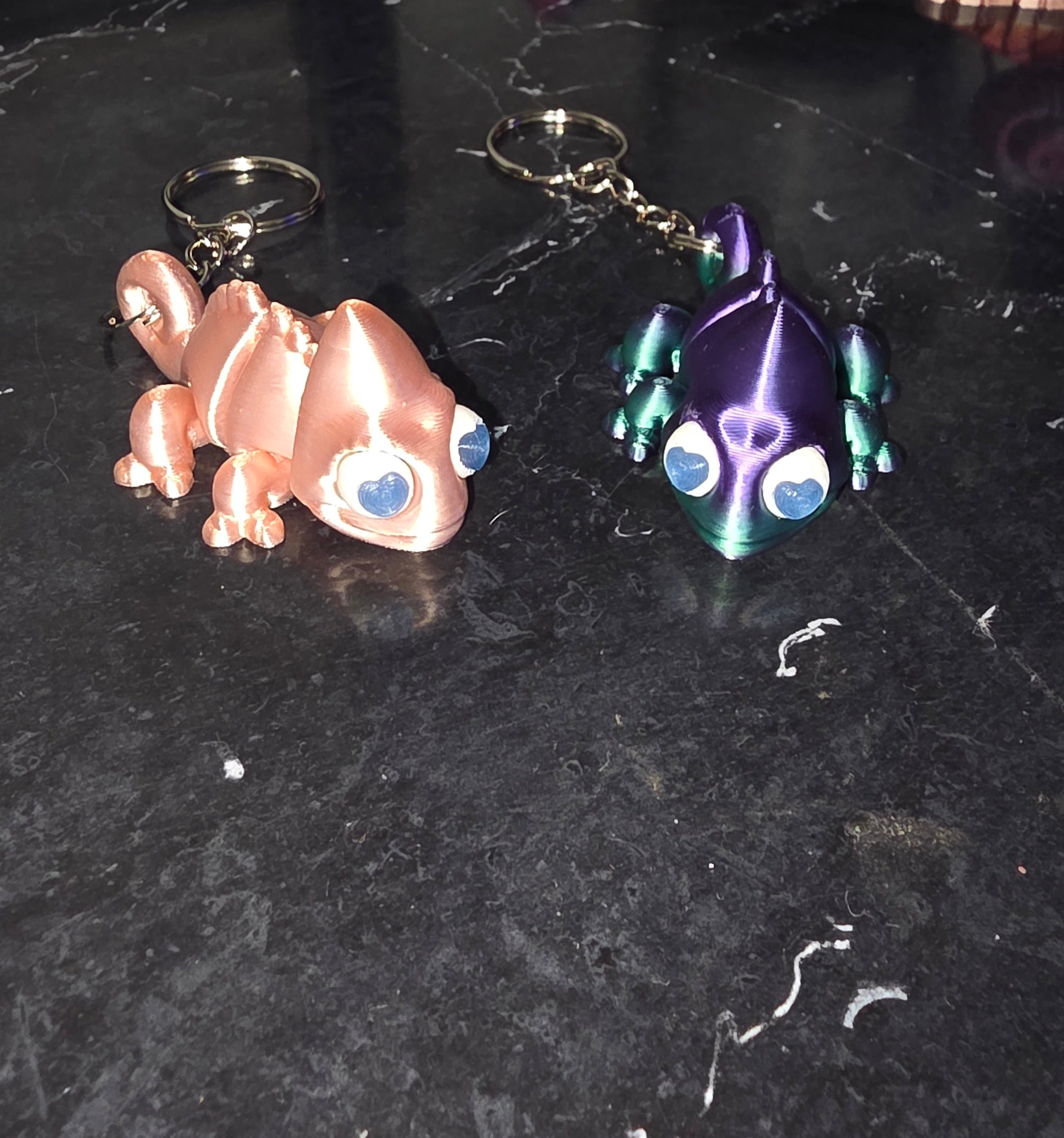 Magnetic Chameleon Keychain